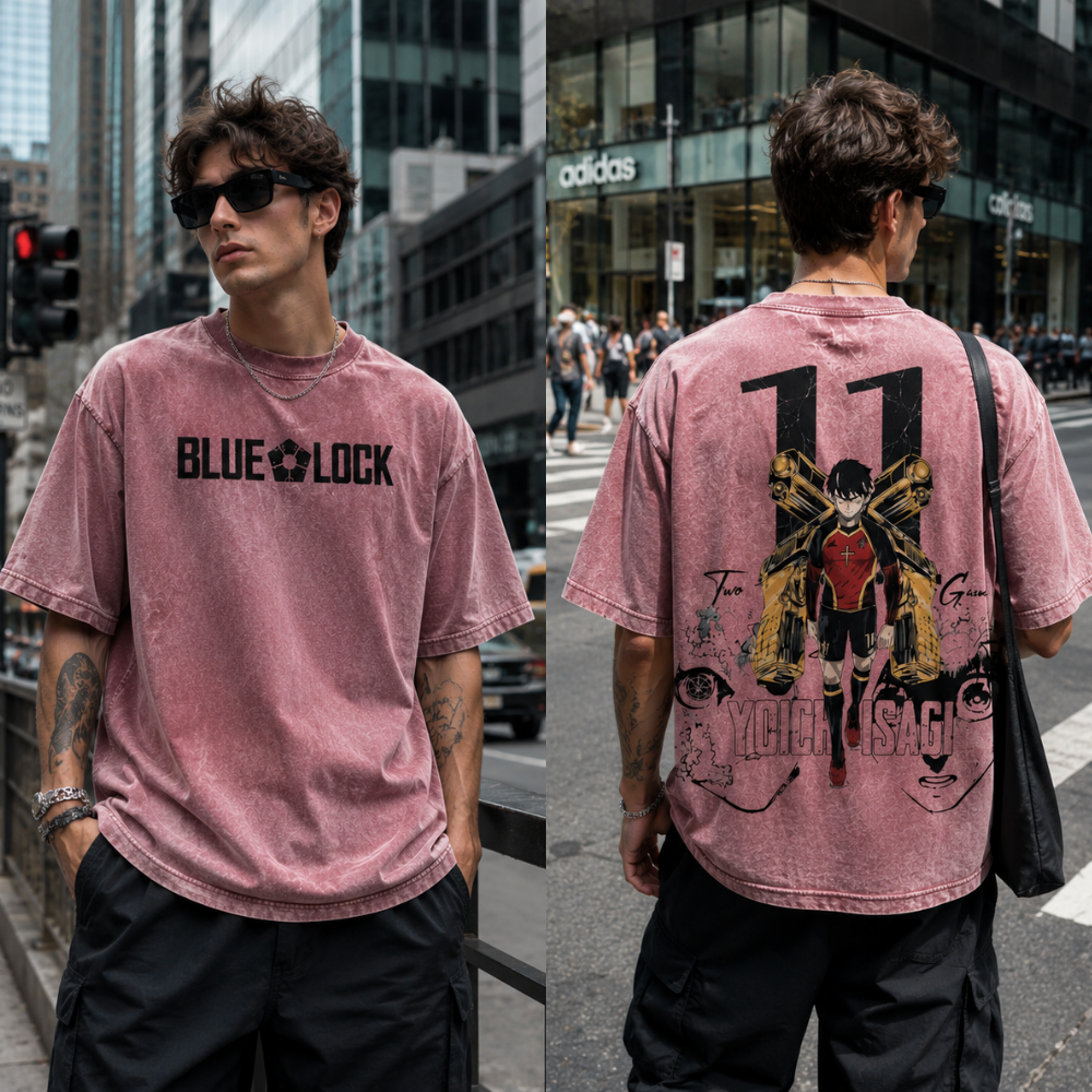 Isagi Ego Vision Blue Lock Washed Tee