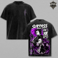 Surpass Your Limits Oversized Anime Graphic T-Shirt – Dark Manga Streetwear Tee