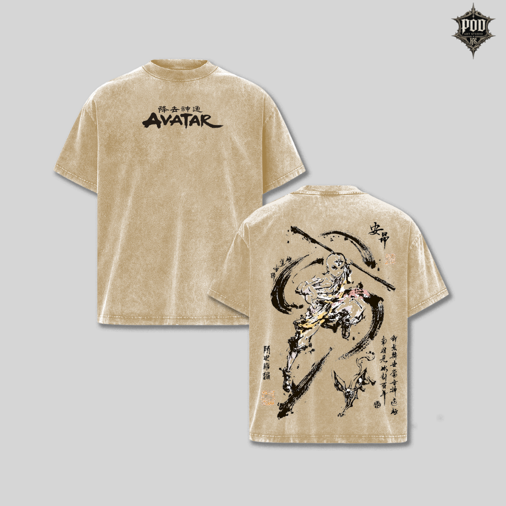 Aang Element Master Avatar Vintage Tee