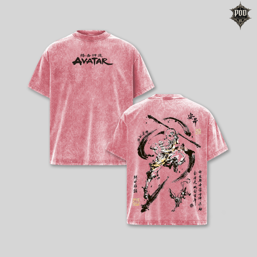 Aang Element Master Avatar Vintage Tee