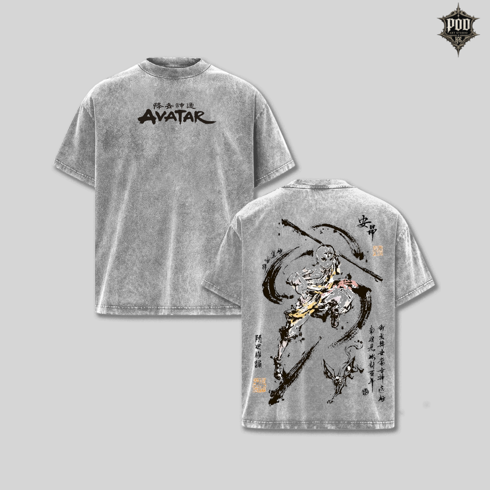 Aang Element Master Avatar Vintage Tee