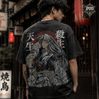 Sesshomaru Oversized Anime Graphic T-Shirt – Inuyasha Streetwear Tee