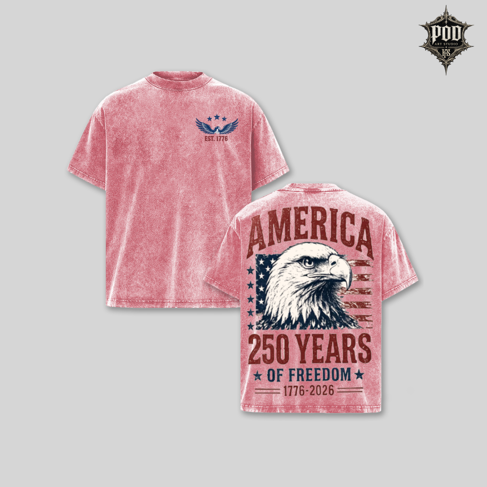 Born Free 250 America Vintage Tee