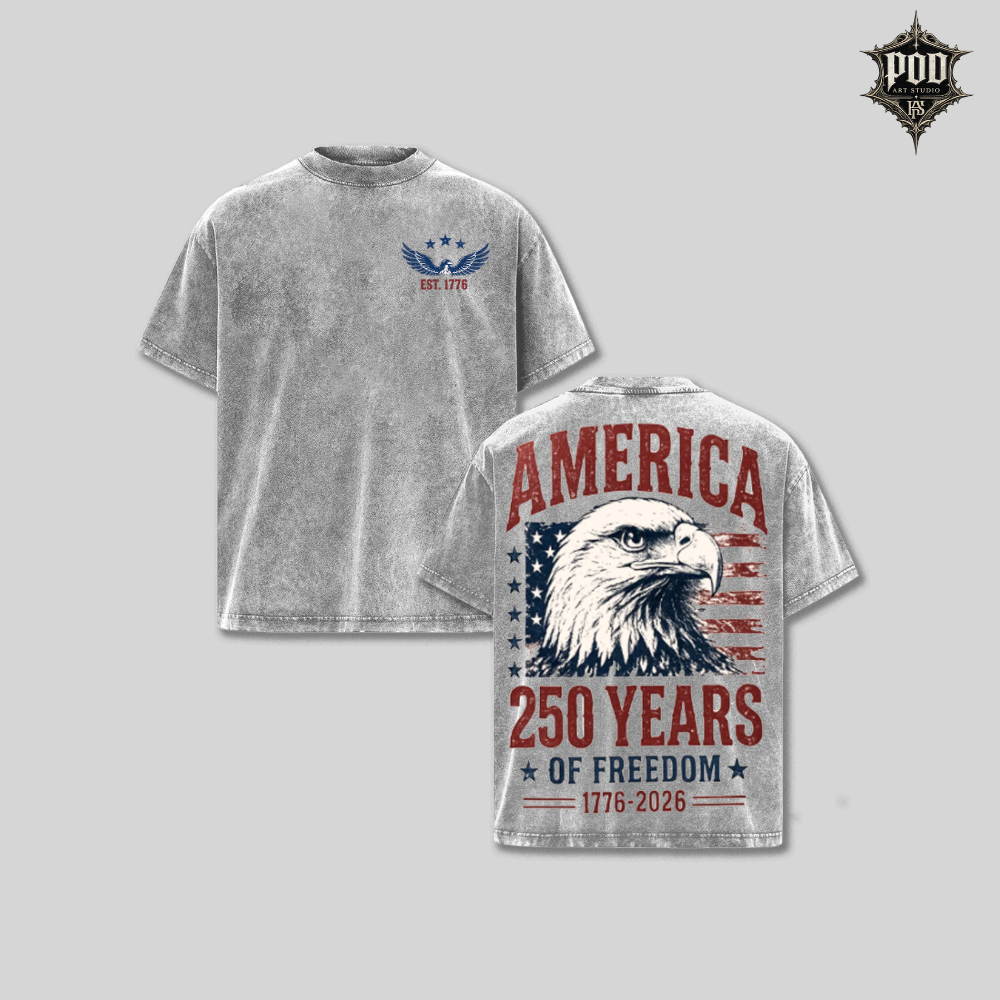Born Free 250 America Vintage Tee
