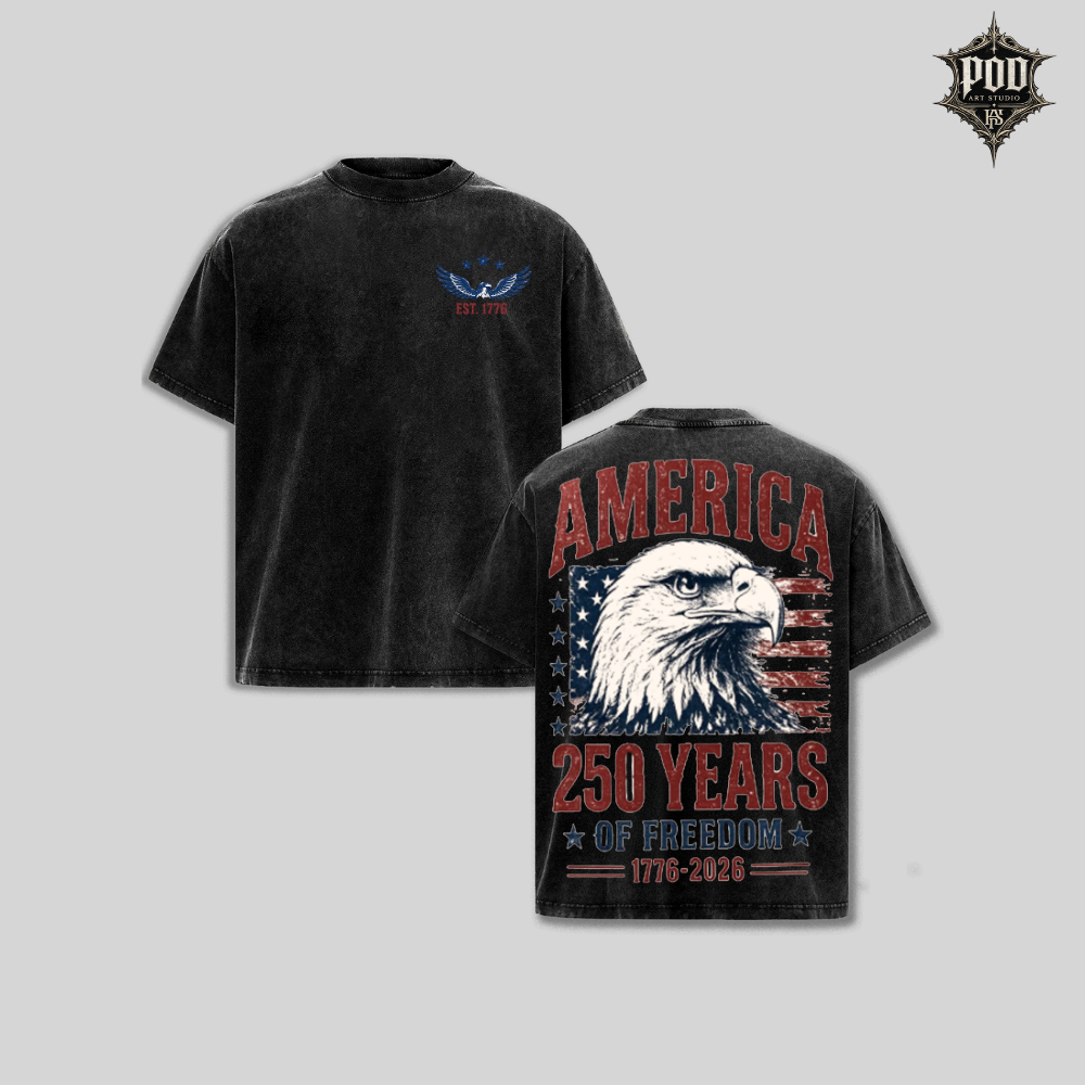 Born Free 250 America Vintage Tee