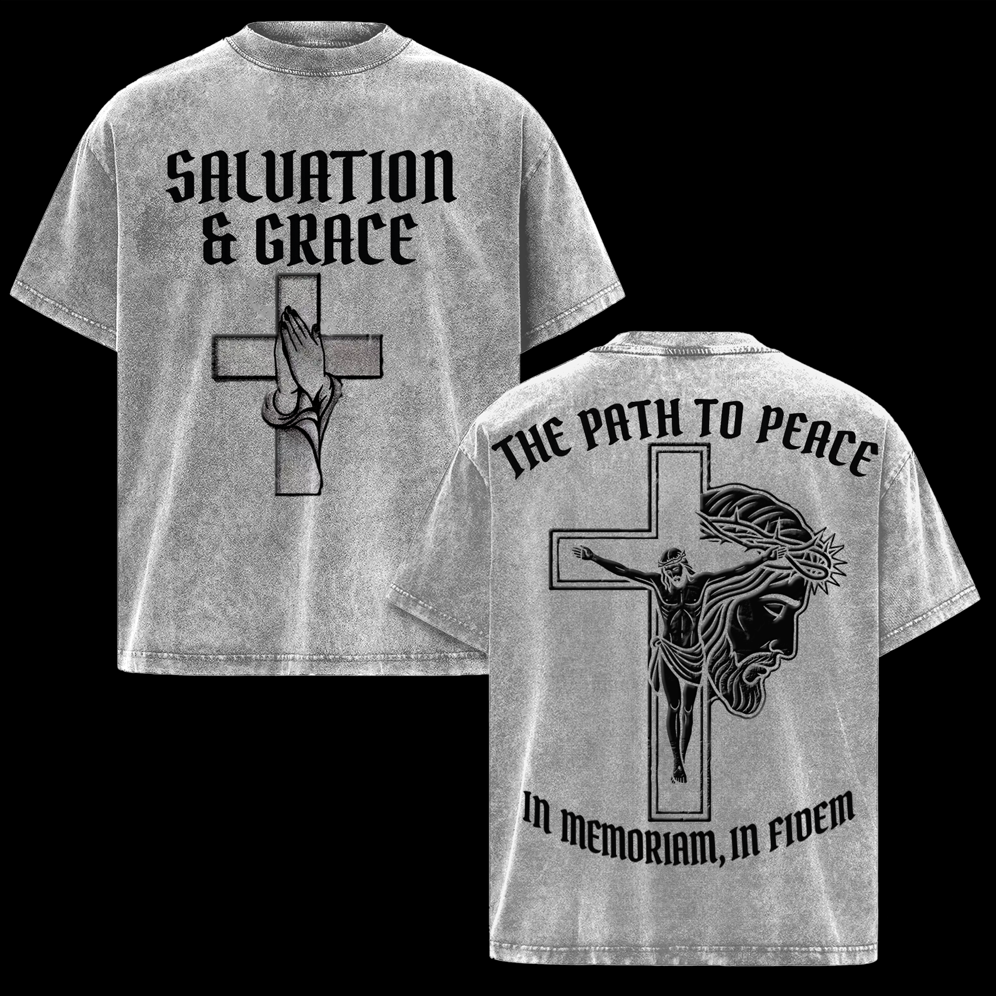 Salvation & Grace Christian Vintage Graphic Tee