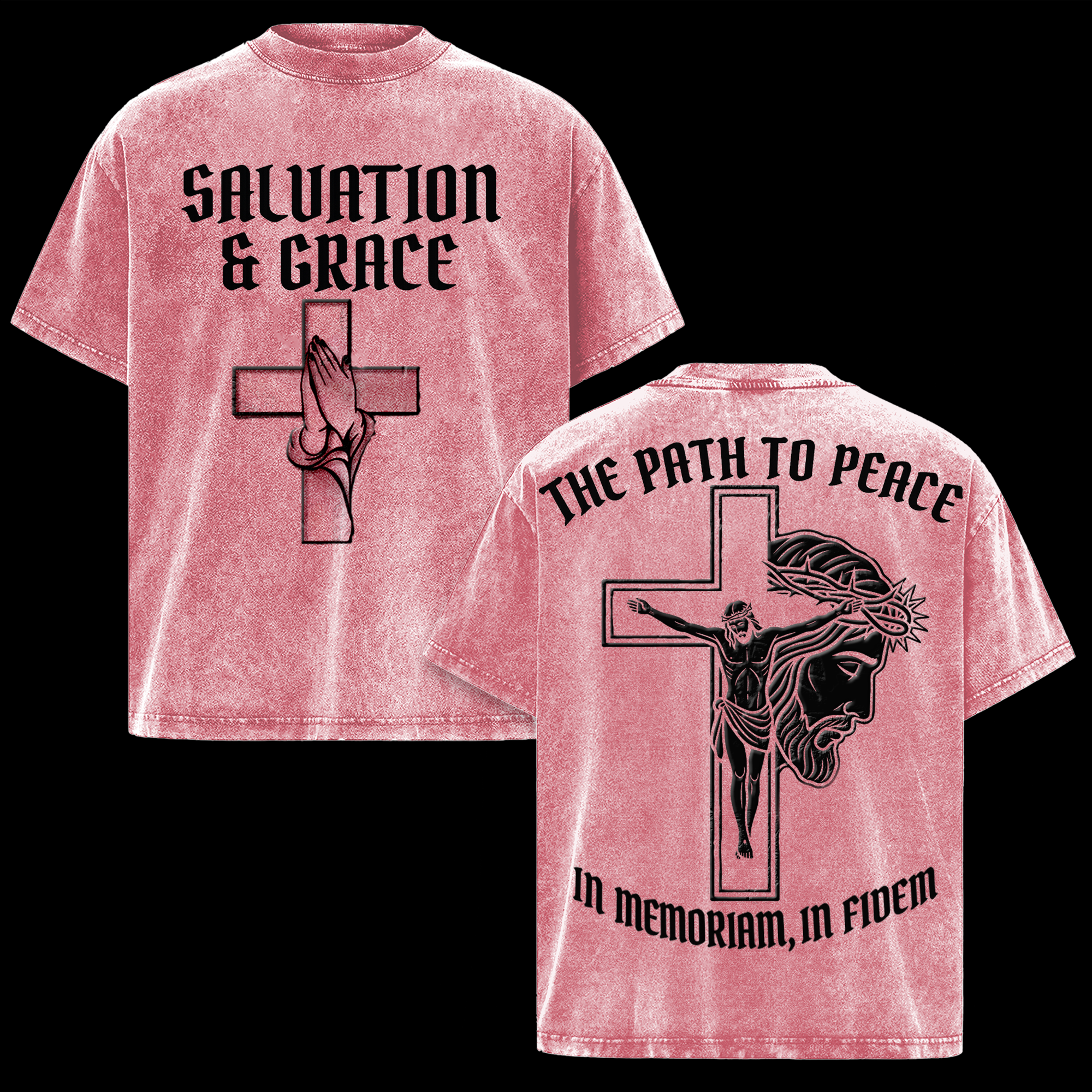 Salvation & Grace Christian Vintage Graphic Tee