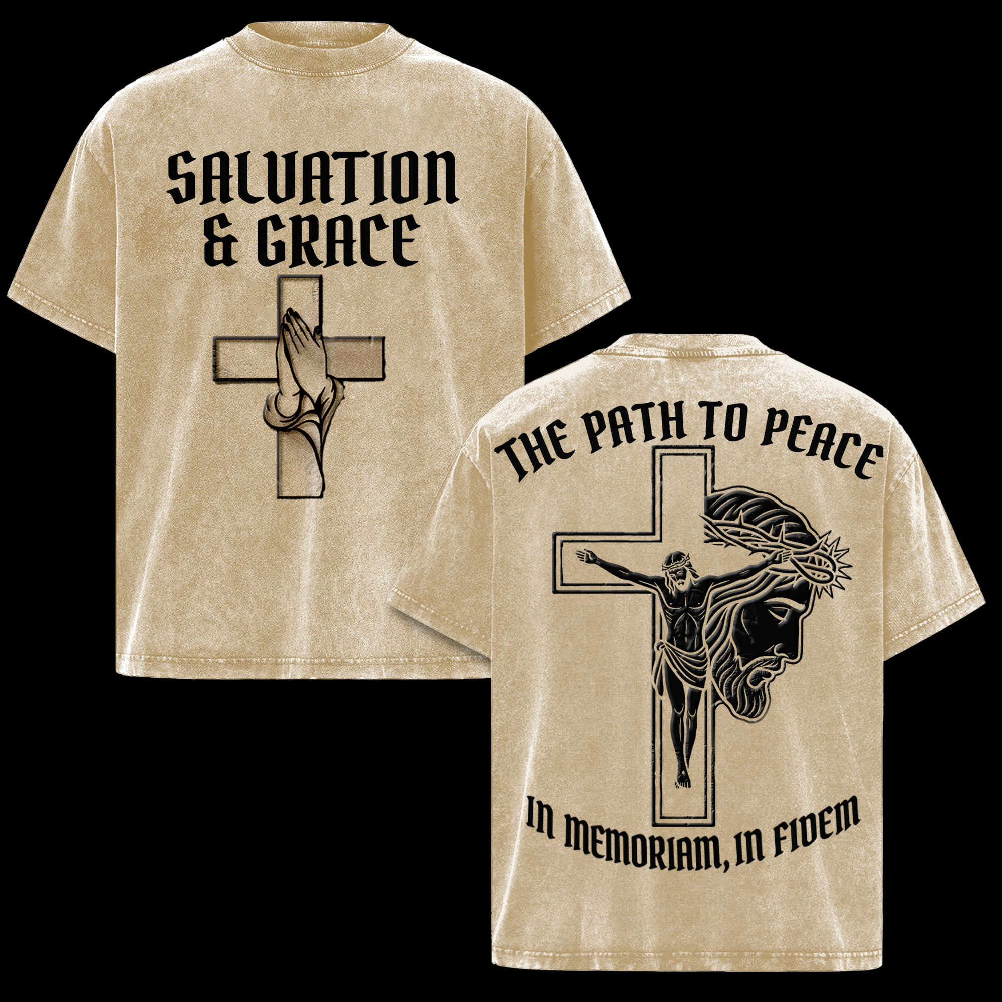 Salvation & Grace Christian Vintage Graphic Tee