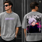 Itachi Uchiha Shirt, Vintage Anime Oversized T-Shirt, Genjutsu Shadow Crow Graphic Tee,  Washed Black Streetwear, Naruto Fan Gift Unisex