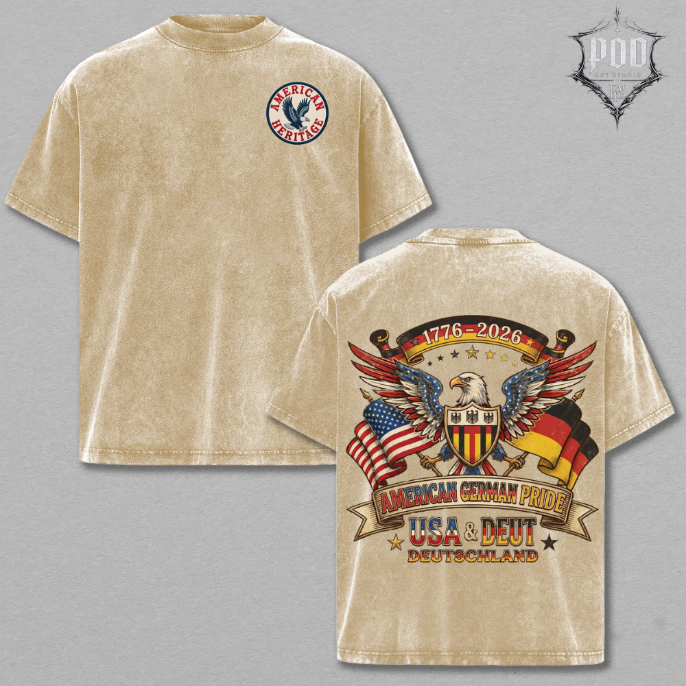 America 250th Anniversary Heritage Eagle Vintage T-Shirt