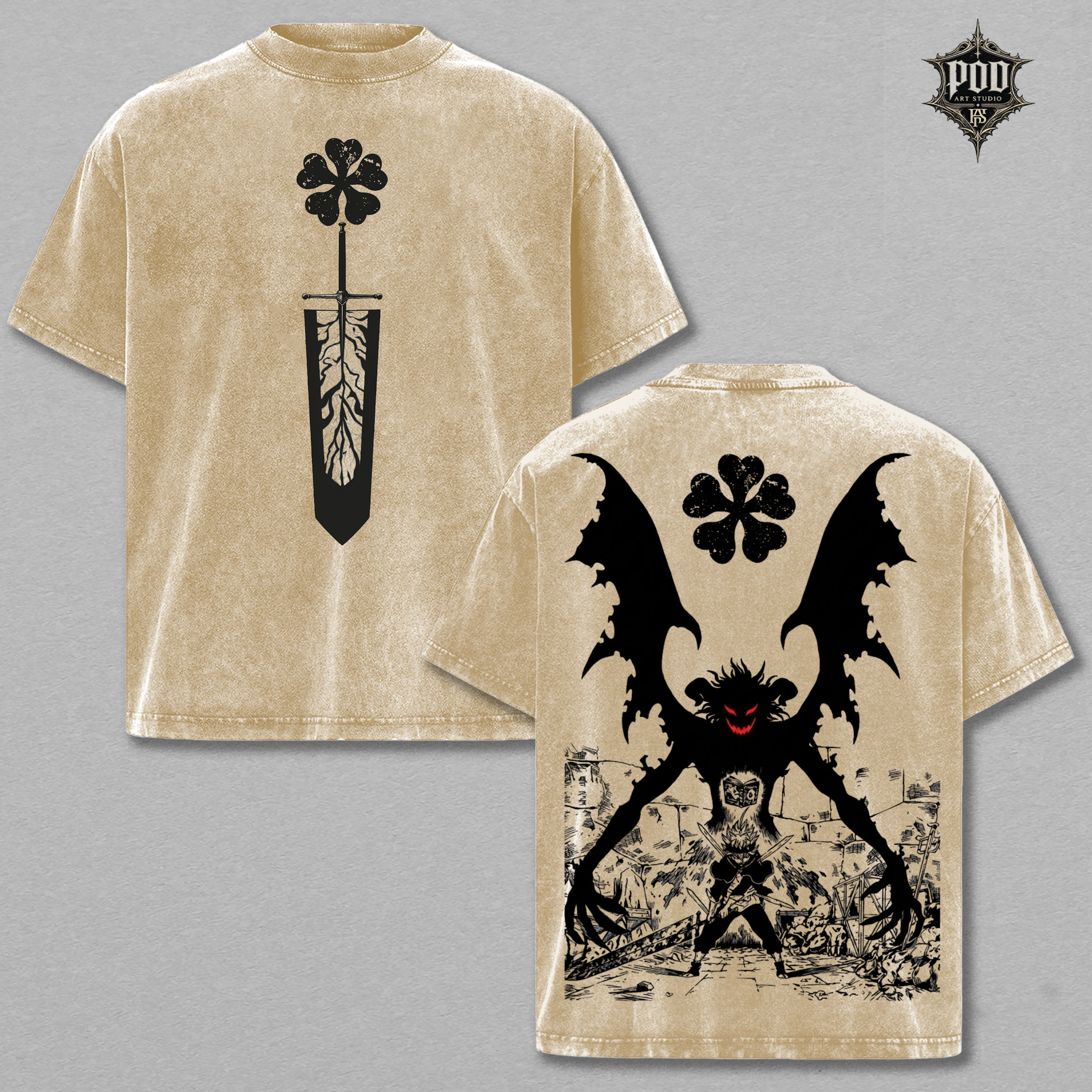 Devil Union Asta Washed Graphic Tee
