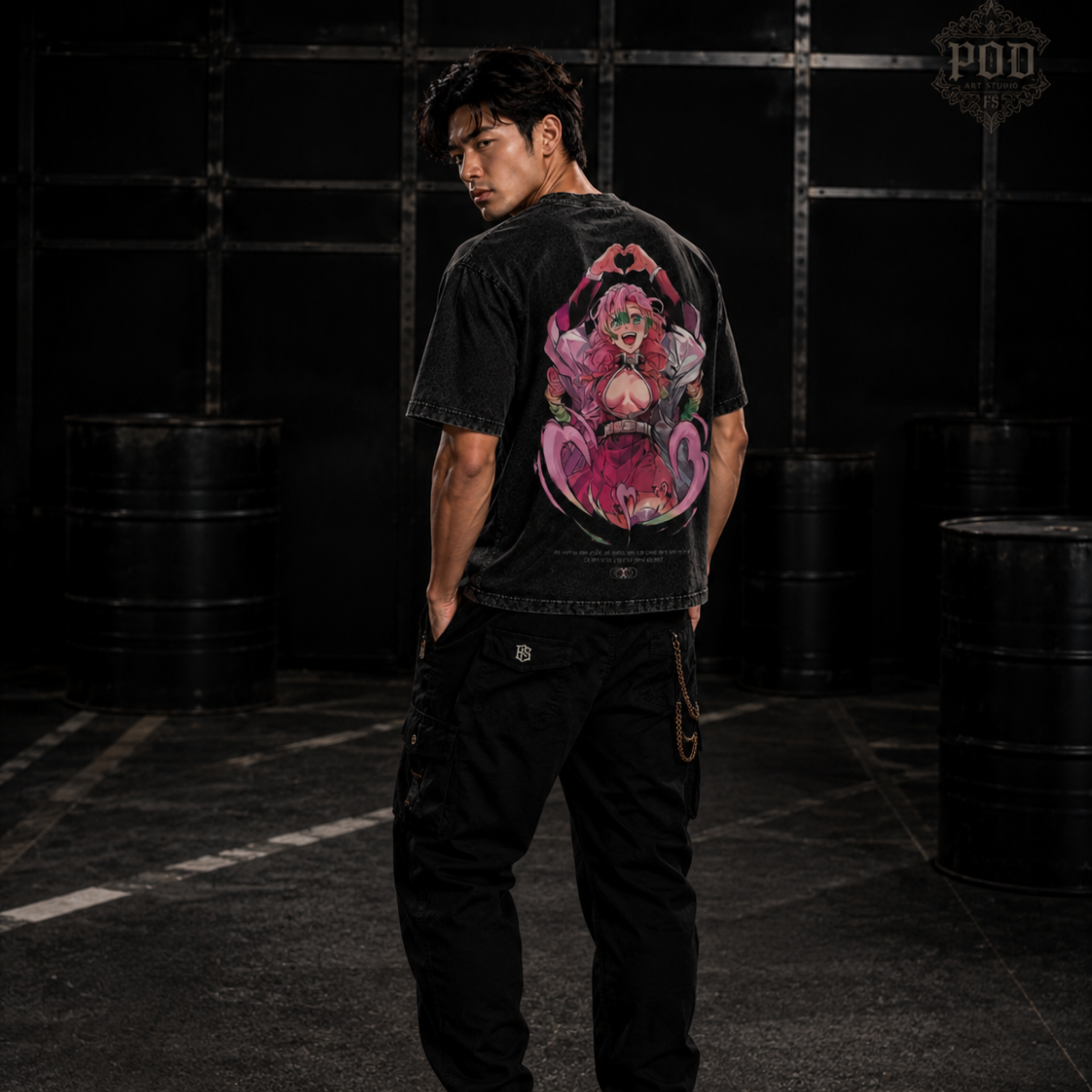Mitsuri Anime Streetwear Vintage Tee